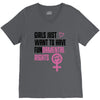 Girls Just Want to Have Fundamental Rights V-Neck Tee