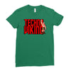 funny techno viking 3, ideal birthday present or gift Ladies Fitted T-Shirt