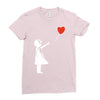 banksy style Ladies Fitted T-Shirt