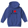 i love running Youth Hoodie