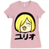 yuri on ice happy Ladies Fitted T-Shirt