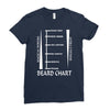 beard length chart Ladies Fitted T-Shirt