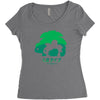 mega grass Women's Triblend Scoop T-shirt