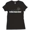 fat bikers bounce better Ladies Fitted T-Shirt