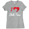 i love shih tzus Ladies Fitted T-Shirt