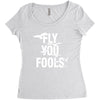 Fly You Fools Women's Triblend Scoop T-shirt