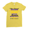 I Never Dreamed I'd Grow Up To Be A Super Cool Mom Of A Freaking Aweso Ladies Fitted T-Shirt