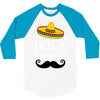 hola bitchachos 3/4 Sleeve Shirt