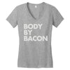 body by bacon Women's V-Neck T-Shirt
