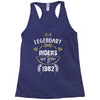 legendary riders are born in 1982 Racerback Tank