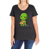 ninja diet Ladies Curvy T-Shirt
