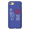 love paw rhinestud iPhone 8