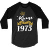 kings are born in 1973 3/4 Sleeve Shirt