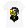 zombi hop hop Ladies Fitted T-Shirt