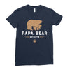 papa bear Ladies Fitted T-Shirt