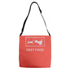 fast food funny Adjustable Strap Totes