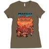 run! Ladies Fitted T-Shirt