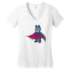 sd bat Women's V-Neck T-Shirt