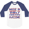 made in 1967 50 years of being awesome 3/4 Sleeve Shirt