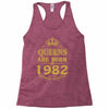 queens are born in 1982 Racerback Tank