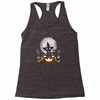 witch cat night Racerback Tank