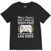 i love video games. V-Neck Tee
