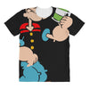 popeye spinach retro mens funny All Over Women's T-shirt