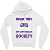 gamer pc controller game funny slogan Zipper Hoodie