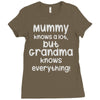 grandmas nannys Ladies Fitted T-Shirt