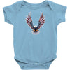 american eagle usa flag wings Baby Onesie