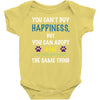 you can't buy happiness, but you can adopt a cat and that's pretty muc Baby Bodysuit