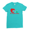 an apple a day Ladies Fitted T-Shirt