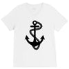 anchor sailor t shirt fashion cross top tee nautical tshirt retro tatt V-Neck Tee