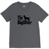 the dogfather labrador retriever V-Neck Tee