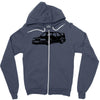 mercedes w201 Zipper Hoodie