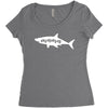 Mama Shark Women's Triblend Scoop T-shirt