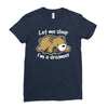 dreamer bear Ladies Fitted T-Shirt