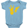 new johnny bravo Baby Onesie