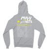 May Girl Facts Taurus Zipper Hoodie