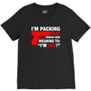 packing heat   i'm hot V-Neck Tee