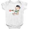 Cute Baby Painter's Dad Love Baby Bodysuit