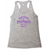 someone left paw prints on my heart Racerback Tank