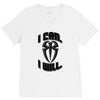 i can i will V-Neck Tee