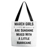 March Girls Tote Bags