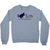 my cat ate your stick family Crewneck Sweatshirt