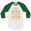 queens are born in 1978 3/4 Sleeve Shirt