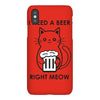 RIGHT MEOW BEER CAT iPhoneX