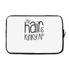 my hair is kinky af Laptop sleeve