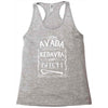 avada kedavra bitch Racerback Tank