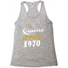 queens are born in 1970 Racerback Tank